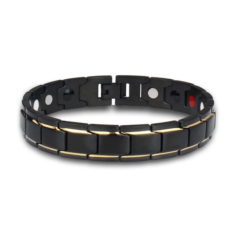 Gleamora | Magnetische Gezondheid Armband - Zilver - Goud - #Calora#