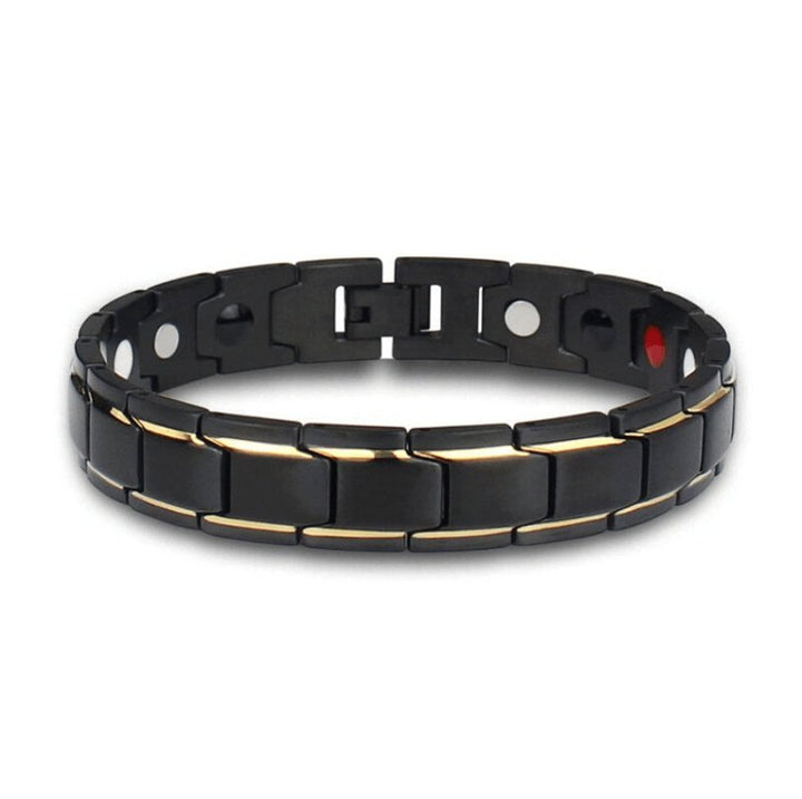Gleamora | Magnetische Gezondheid Armband - Zilver - Goud - #Calora#