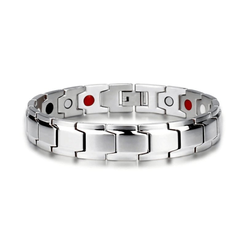 Gleamora | Magnetische Gezondheid Armband - Zilver - #Calora#