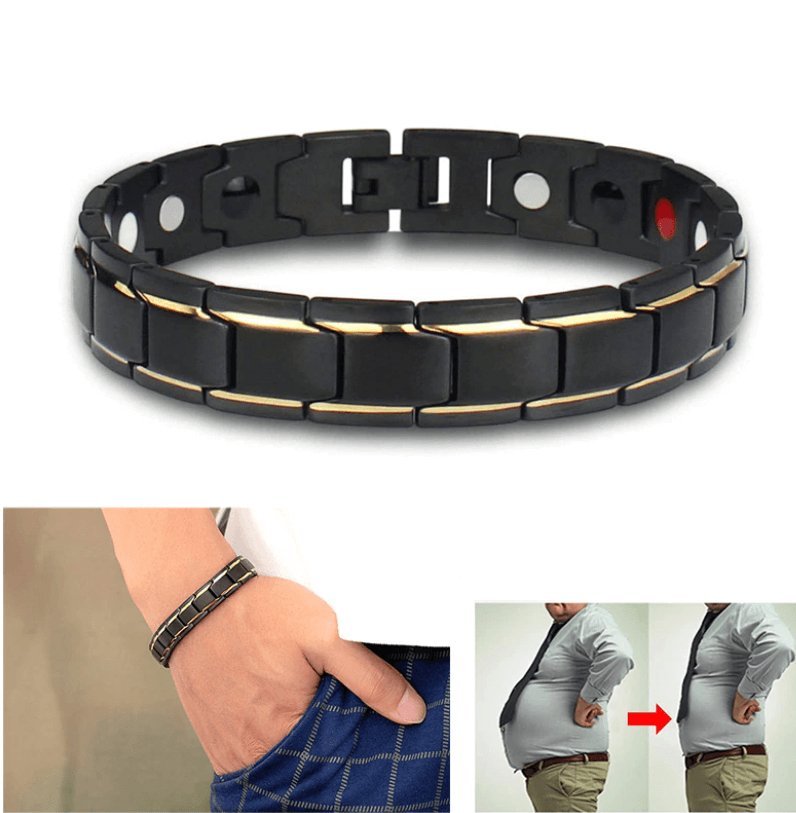 Gleamora | Magnetische Gezondheid Armband - Zilver - #Calora#