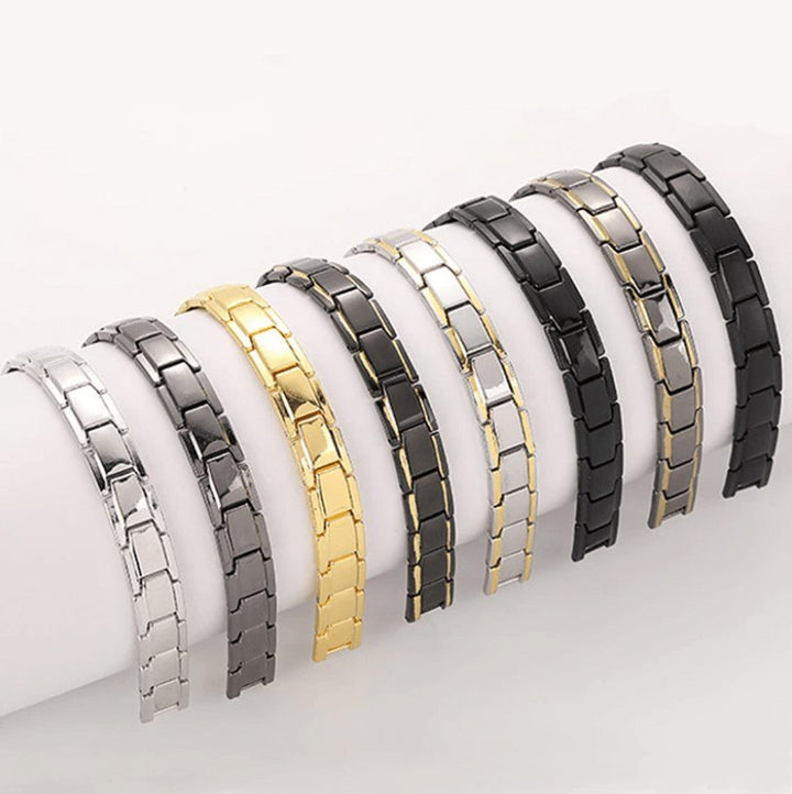 Gleamora | Magnetische Gezondheid Armband - Zilver - #Calora#