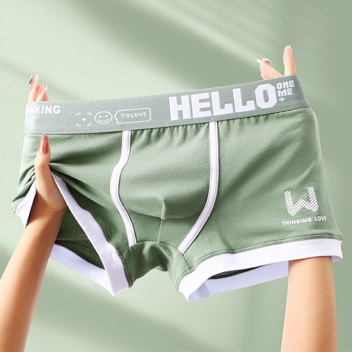 Hello | Premium Boxers (Set 3) - Groen - #Calora#