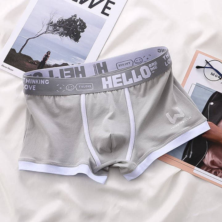 Hello | Premium Boxers (Set 3) - Grijs - #Calora#