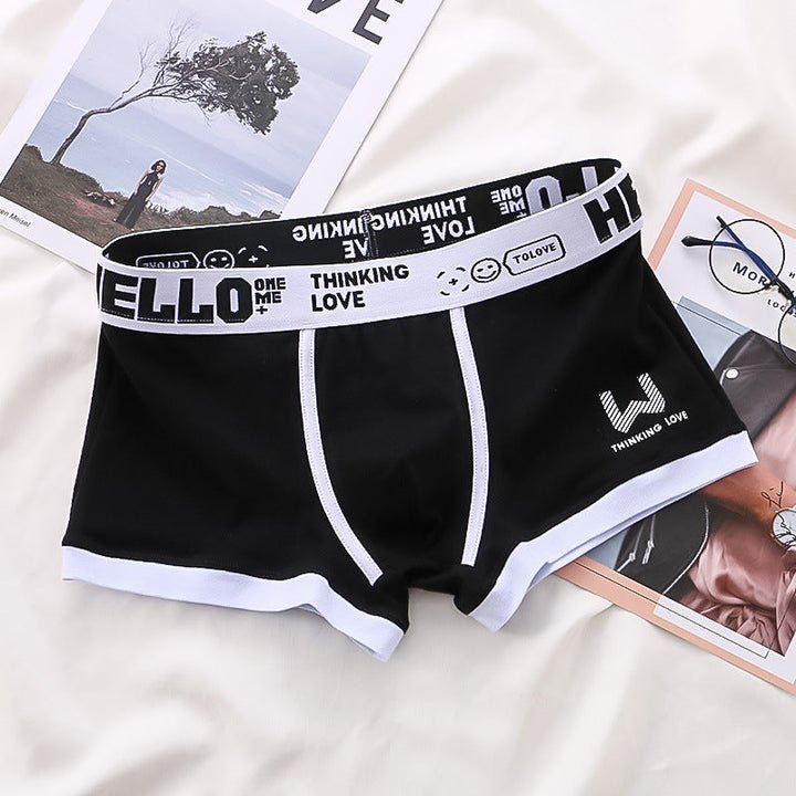 Hello | Premium Boxers (Set 3) - Zwart - #Calora#