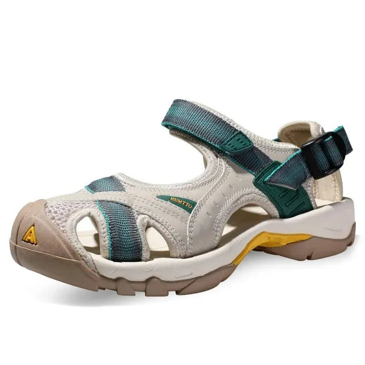 Humtto | Premium Outdoor Sandalen - Beige Donker Groen - #Calora#