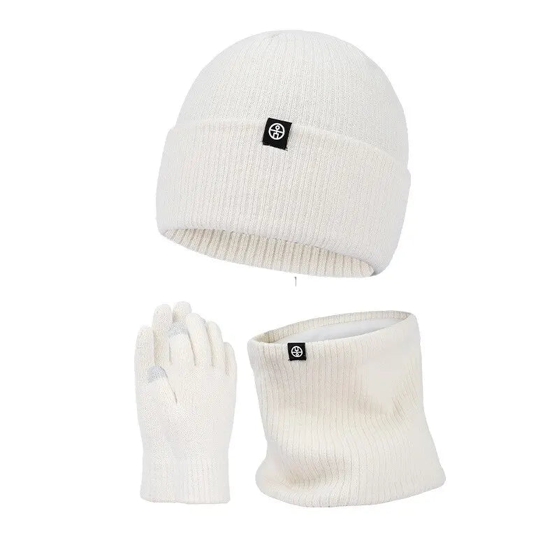 Iceglam | 3 in 1 Winter Set - Wit - #Calora#