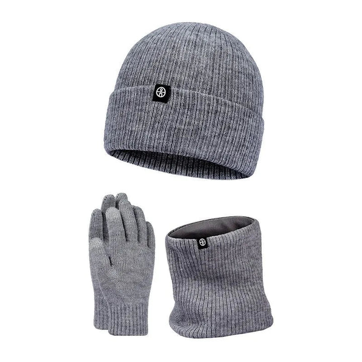 Iceglam | 3 in 1 Winter Set - Donkergrijs - #Calora#