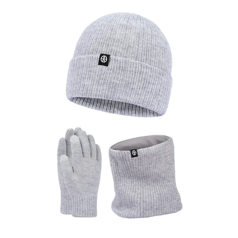 Iceglam | 3 in 1 Winter Set - Grijs - #Calora#