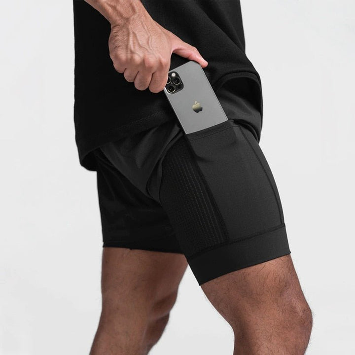 Ignite | Gym Dry - Fit Shorts - gym shorts - Zwart - #Calora#