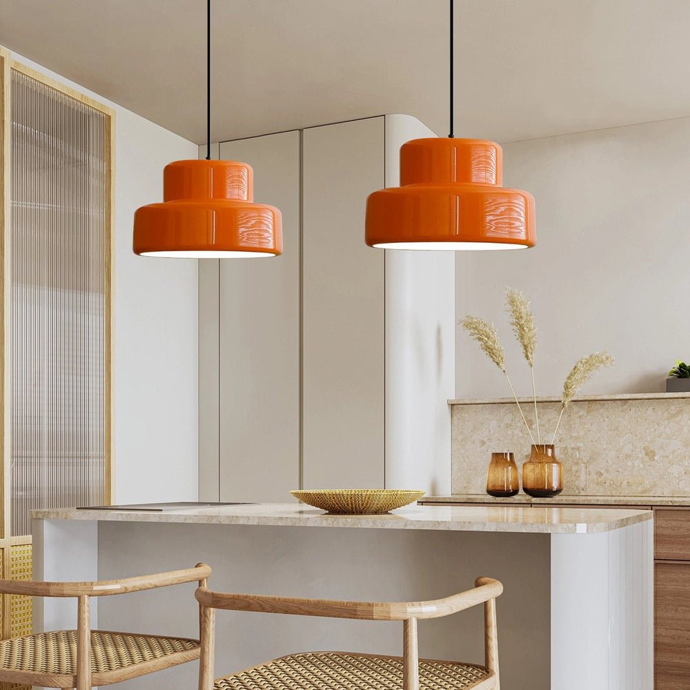 CALORA_ Pablité | Bauhaus Hanglamp voor moderne Eetkamer - Diameter 35 cm, Hoogte 20 cm