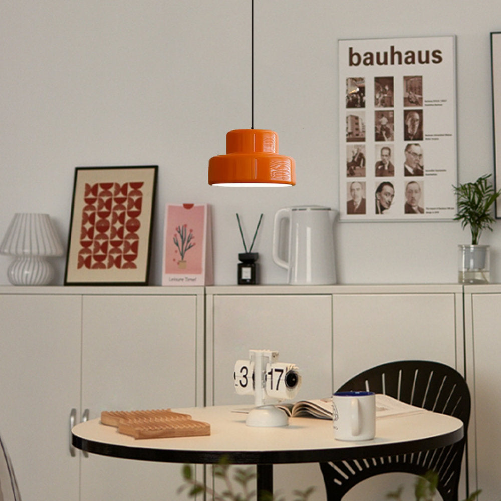 CALORA_ Pablité | Bauhaus Hanglamp voor moderne Eetkamer - Diameter 35 cm, Hoogte 20 cm