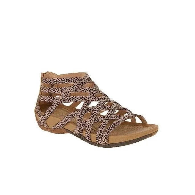 Illunia | Comfort Sandalen - Luipaard - #Calora#