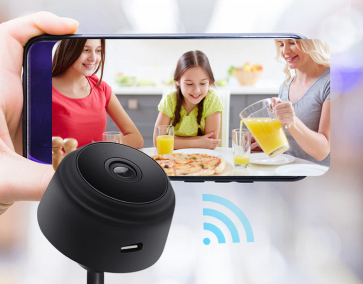 CALORA_ SafeCam Pro | Onzichtbare mini camera - Real-time Beveiliging Huis