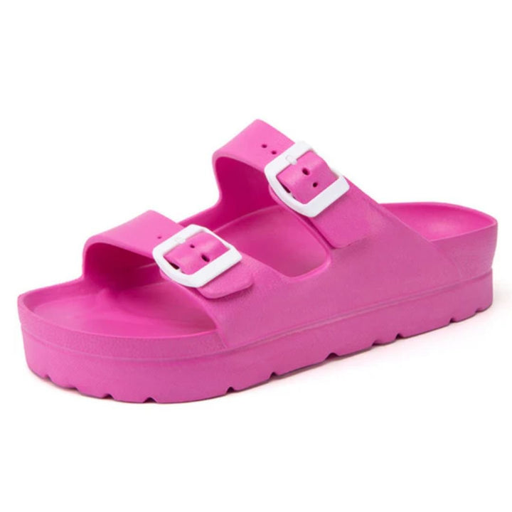 Imani | Luchtige Strand Sandalen - Roze - #Calora#