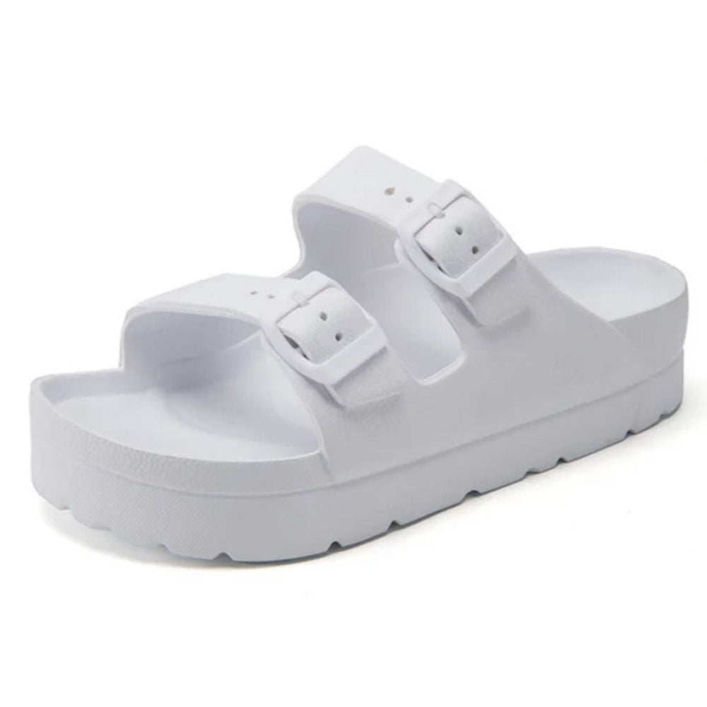 Imani | Luchtige Strand Sandalen - Wit - #Calora#