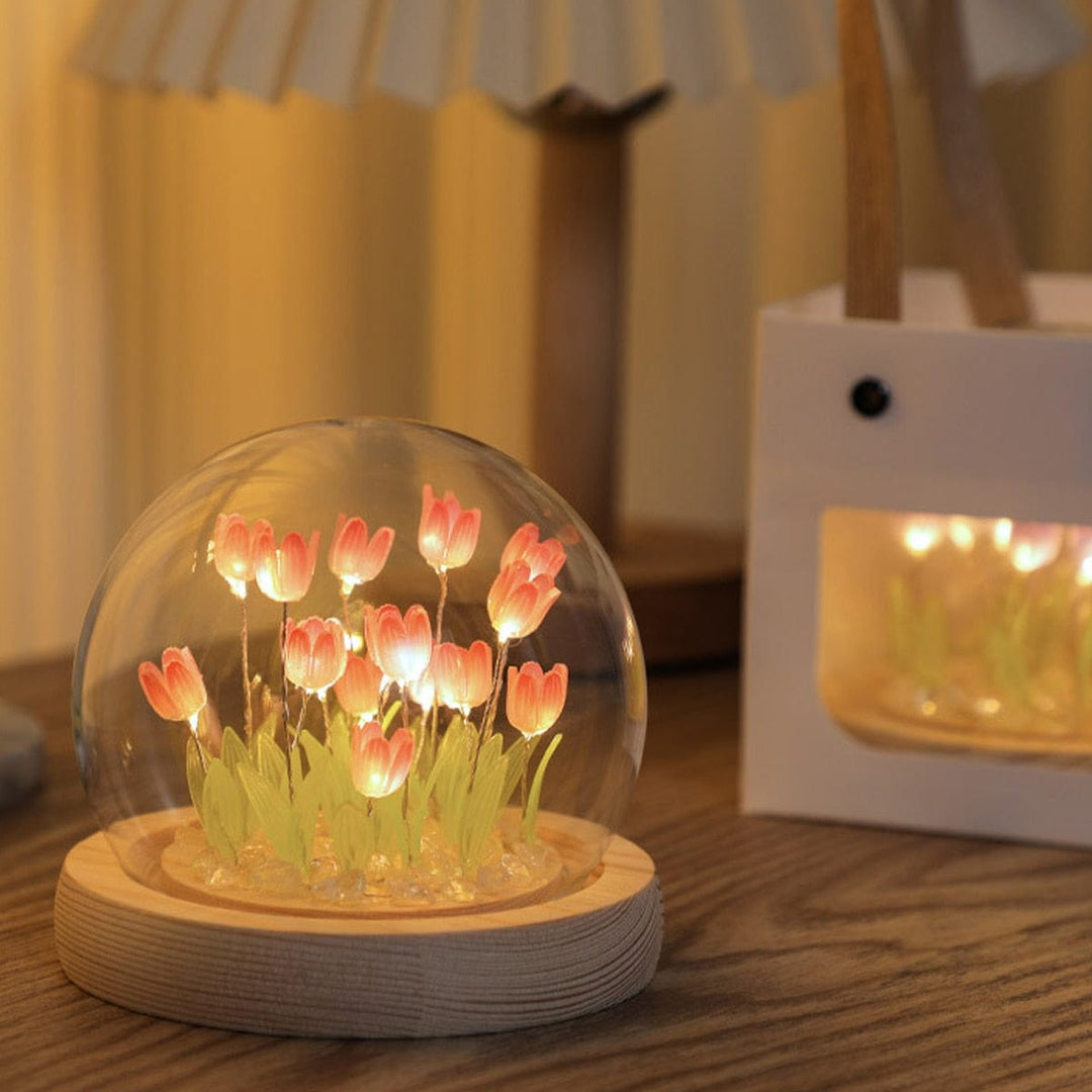 CALORA_ Magische Tulpen Draadloze Nachtlamp