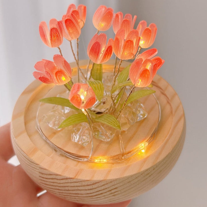 CALORA_ Magische Tulpen Draadloze Nachtlamp