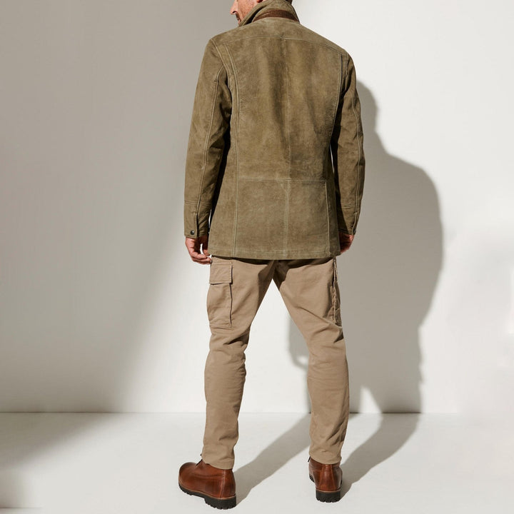 Lennart | Vintage Suede Winterjas met klassieke uitstraling