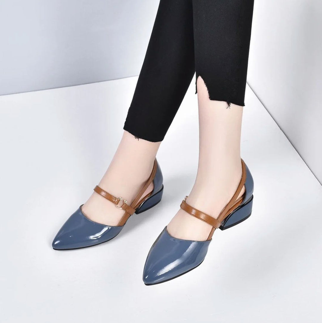 Julia | Classy Sandalen - Blauw - #Calora#