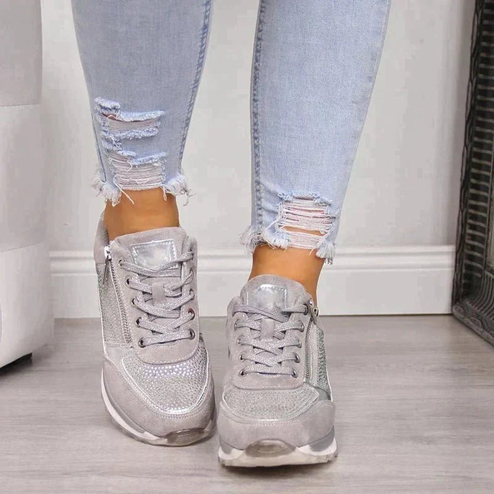 Justina | Trendy Schoenen - Groen - #Calora#