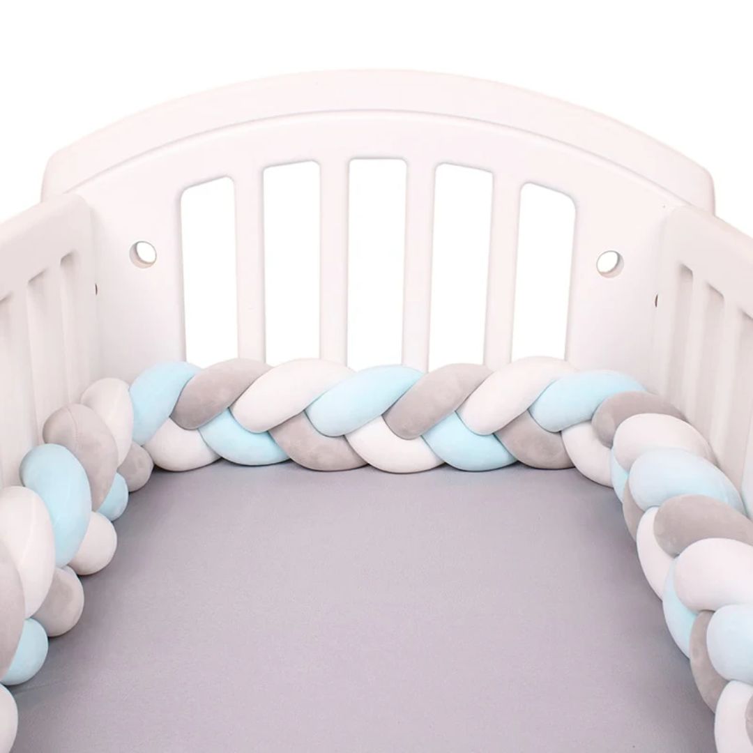 Handgemaakte Zachte Baby Bedbumper voor veiligheid