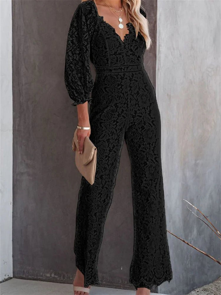 Lotus | Boho Jumpsuit Jurk - Zwart - #Calora#