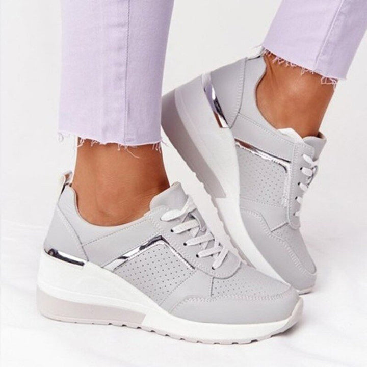 Lovela | Dames Sneakers - Grijs - #Calora#