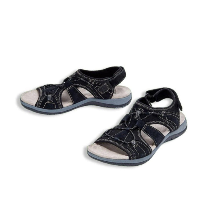 Lucia | Trendy Wandel Sandalen - Blauw - #Calora#