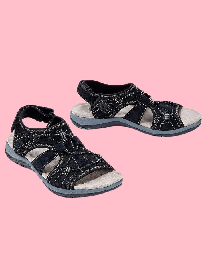 Lucia | Trendy Wandel Sandalen - Blauw - #Calora#