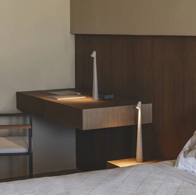 CALORA_ EclàtLighting I Draagbare Steel Tafellamp - Dimbaar