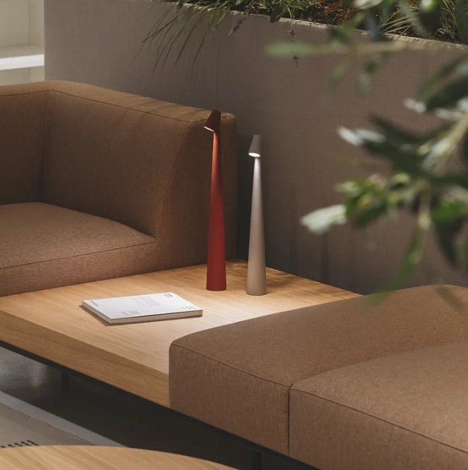 CALORA_ EclàtLighting I Draagbare Steel Tafellamp - Dimbaar