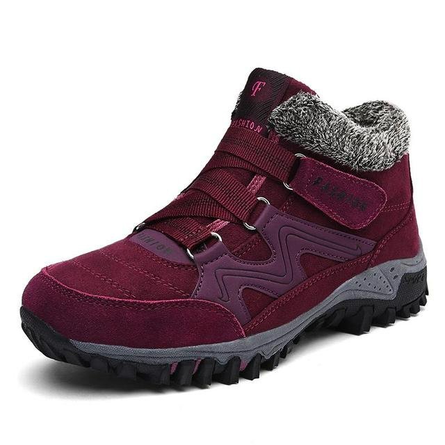 Lupa | Warme Wandelschoenen - Rood - #Calora#