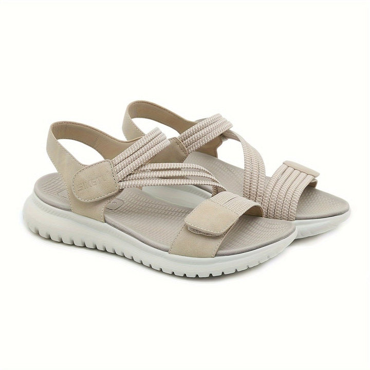 Lynnie | Ondersteunende Dames Sandalen - Dames sandalen - Beige - #Calora#