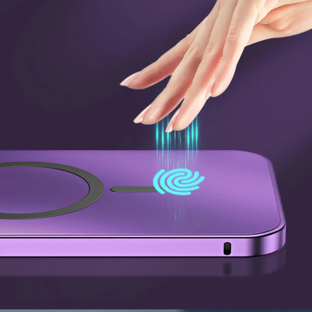 CALORA_ MagnoShield | Magnetische Metalen Hoes voor iPhone