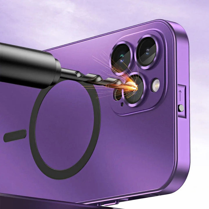 CALORA_ MagnoShield | Magnetische Metalen Hoes voor iPhone