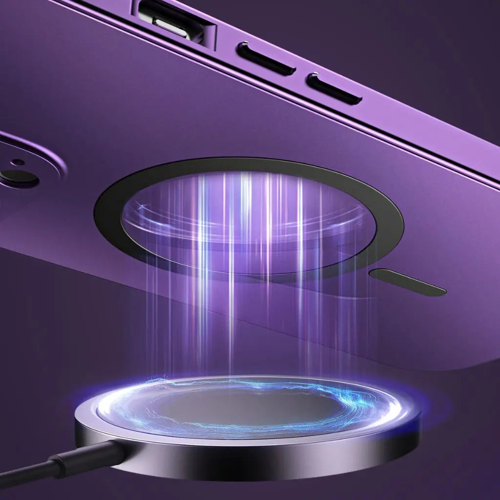 CALORA_ MagnoShield | Magnetische Metalen Hoes voor iPhone