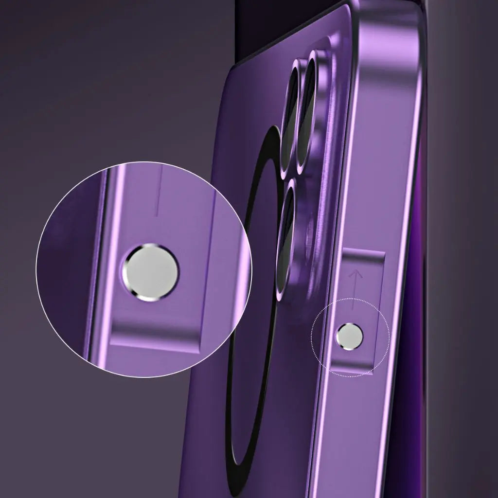 CALORA_ MagnoShield | Magnetische Metalen Hoes voor iPhone