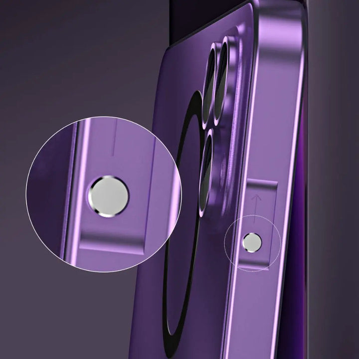 CALORA_ MagnoShield | Magnetische Metalen Hoes voor iPhone