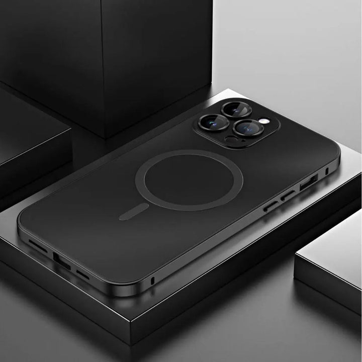 CALORA_ MagnoShield | Magnetische Metalen Hoes voor iPhone