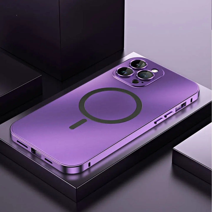 CALORA_ MagnoShield | Magnetische Metalen Hoes voor iPhone