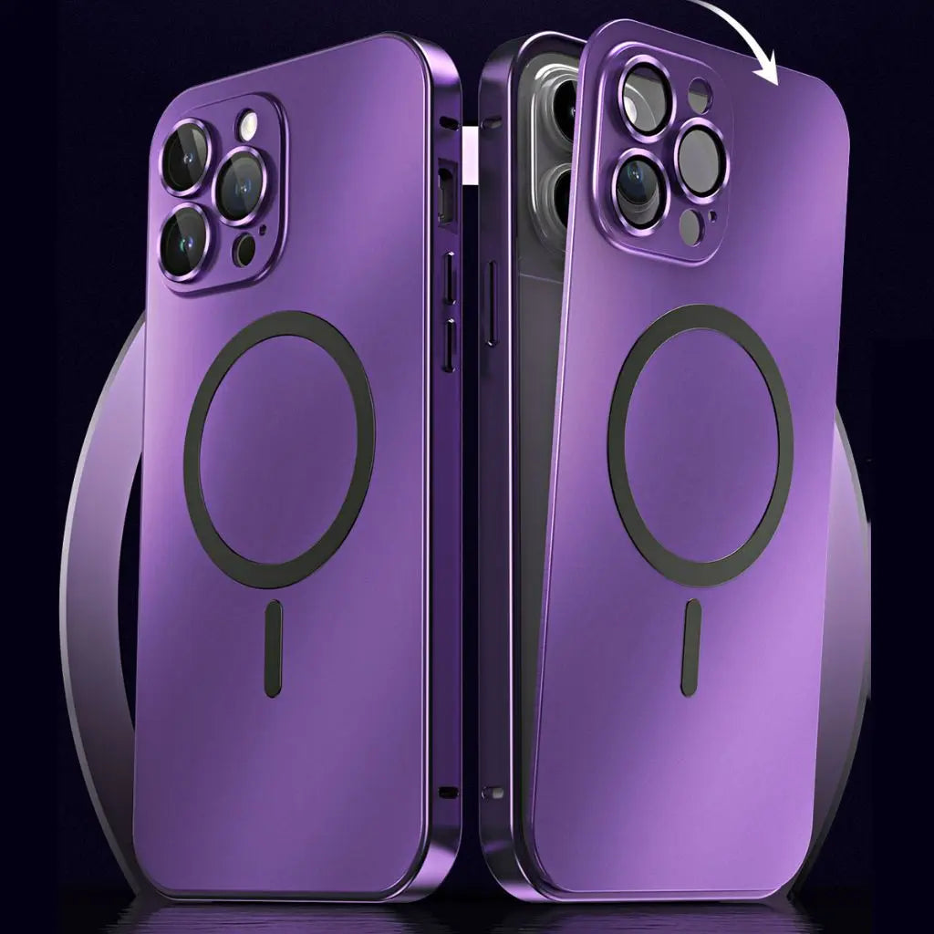 CALORA_ MagnoShield | Magnetische Metalen Hoes voor iPhone