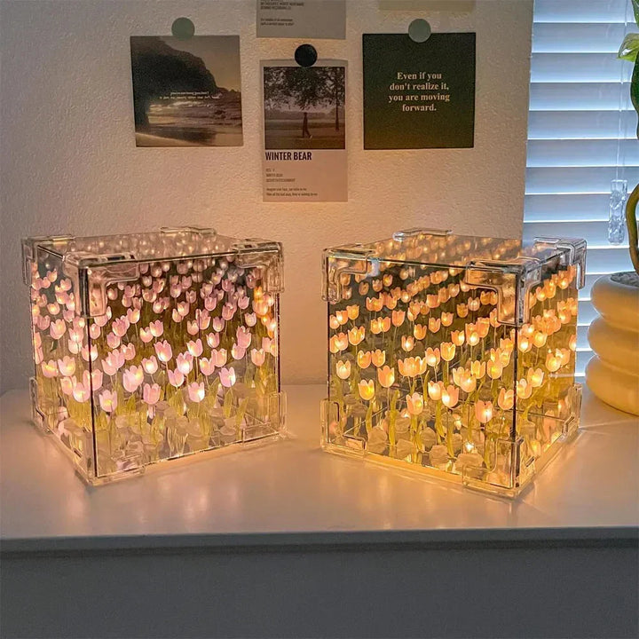 CALORA_ Infinity Bloom Tulip Lamp voor Magische Verlichting