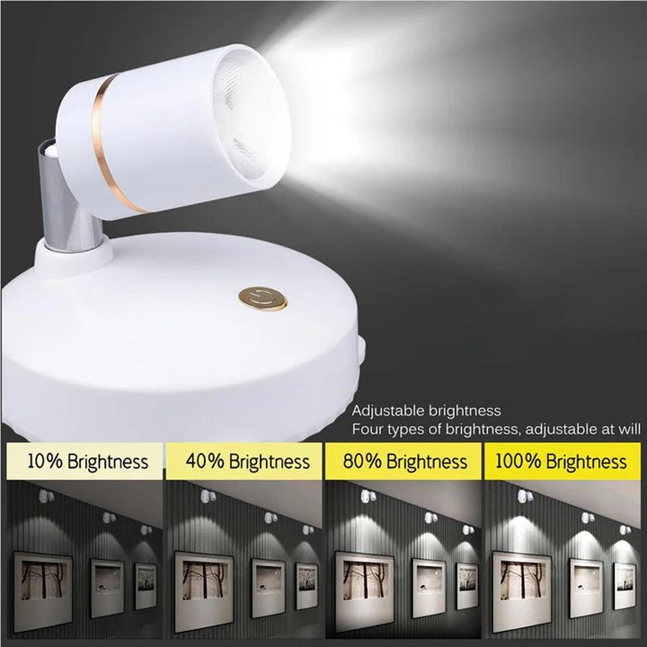 CALORA_ Draadloze sfeervolle lamp en spotlight - 2 stuks