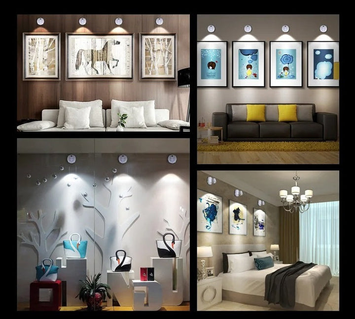 CALORA_ Draadloze sfeervolle lamp en spotlight - 2 stuks