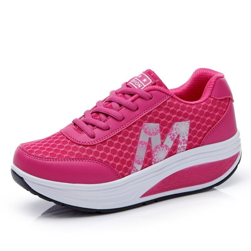 Maximus | Dempende Sneakers - Roze - #Calora#