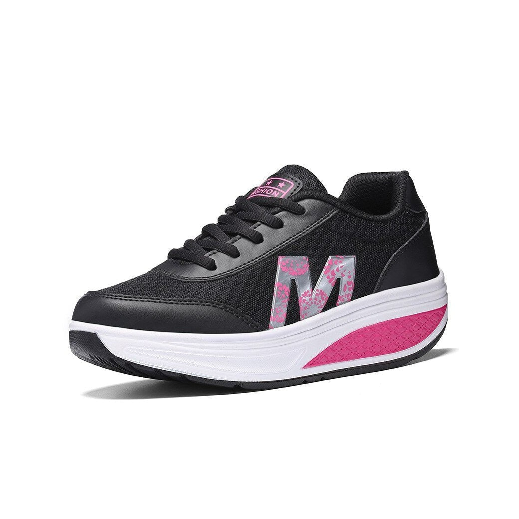 Maximus | Dempende Sneakers - Zwart - #Calora#