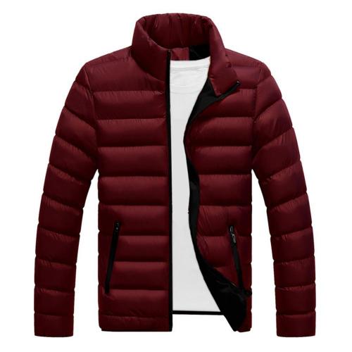 Maxton | Warme Winter Jas - Donkerrood - #Calora#