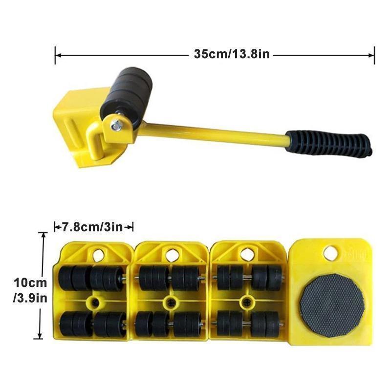 Meubelverhoger Verhuizers Gereedschapset - Geel - #Calora#
