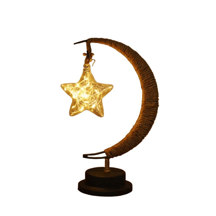 MoonLamp | Halve Maan Nacht Lamp - Decoratie nacht lamp - Betoverende Ster - #Calora#