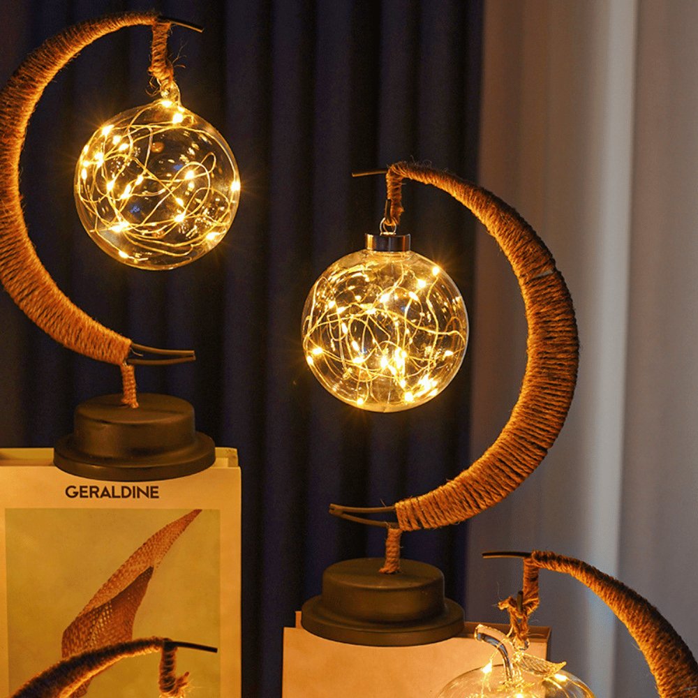 MoonLamp | Halve Maan Nacht Lamp - Decoratie nacht lamp - Betoverende Ster - #Calora#